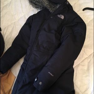 North Face Arctic waterproof down parka coat